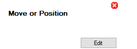 Move or position filter