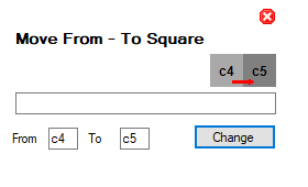 Movement between squares filter