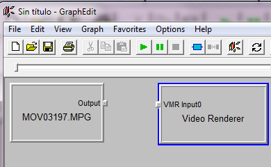 Creating a filter graph to render video files
