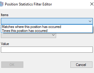 Selecting statistics