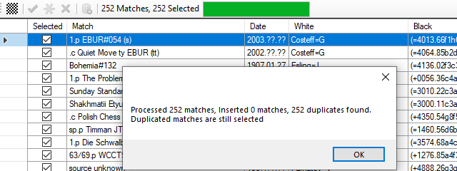 PGN integration results