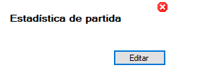 Filtro de estadísticas de partida