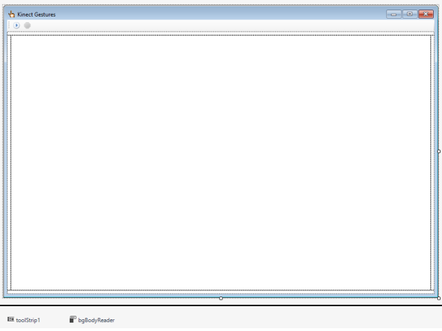 KinectGestures main form